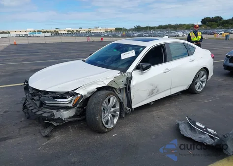 2021 Acura Tlx Technology Package из США, поврежденный, VIN 19UUB5F47MA010318